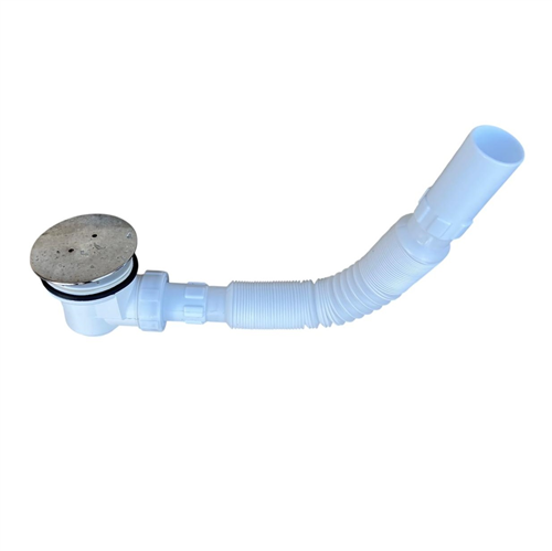 SİLİNDİRİK KROM KAPAKLI DUŞ TROBLEN SİFONU  50'LİK